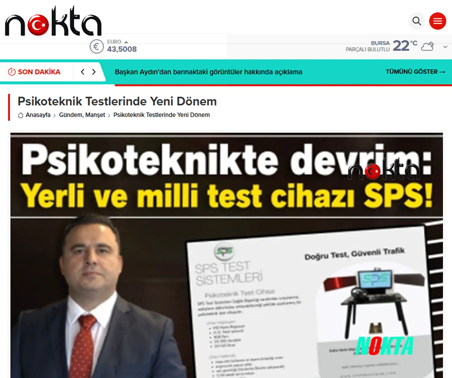 SPS Haberler bursa nokta